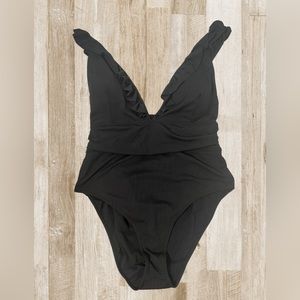 SHEIN Black One Piece Swimsuit